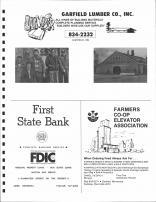 Garfield Lumber Co., First State Bank, Farmer Co-Op Elevator Association, Douglas County 1981